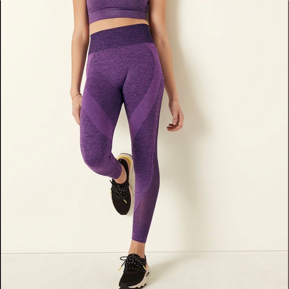 XS PINK High Waist Seamless Workout Tight